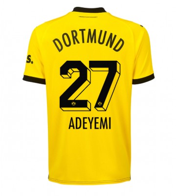 Borussia Dortmund Karim Adeyemi #27 Koszulka Podstawowych 2023-24 Krótki Rękaw